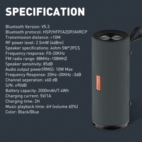 LDNIO BTS13 Mini Wireless BT Bass HIFI Speaker