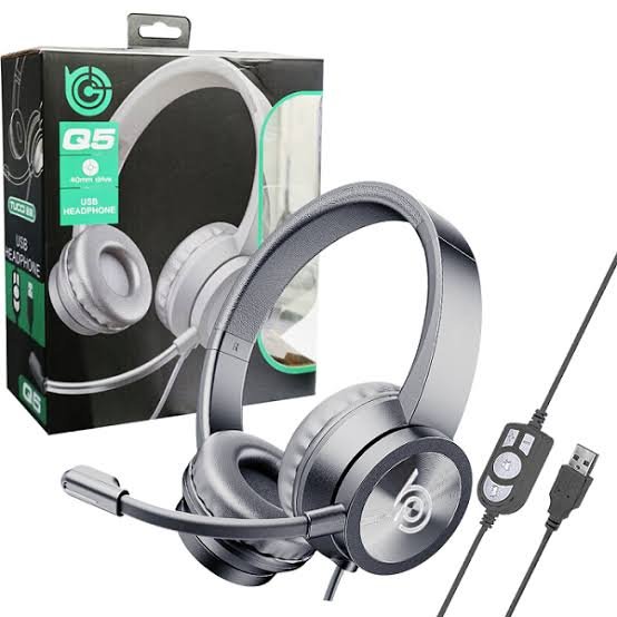 Tucci Q5 Wired Headphone USB Headset