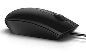 Original Dell Optical Wire d Mouse – MS116 (1000 DPI, USB, Black)