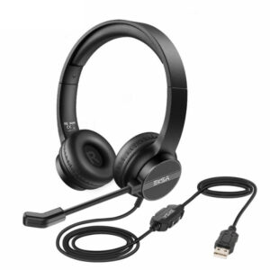 Eksa H12E Wired Gaming Headphones with Noise Cancelling Mic