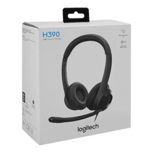 Logitech H390 USB Headset | Noise Cancelling Mic Headphones